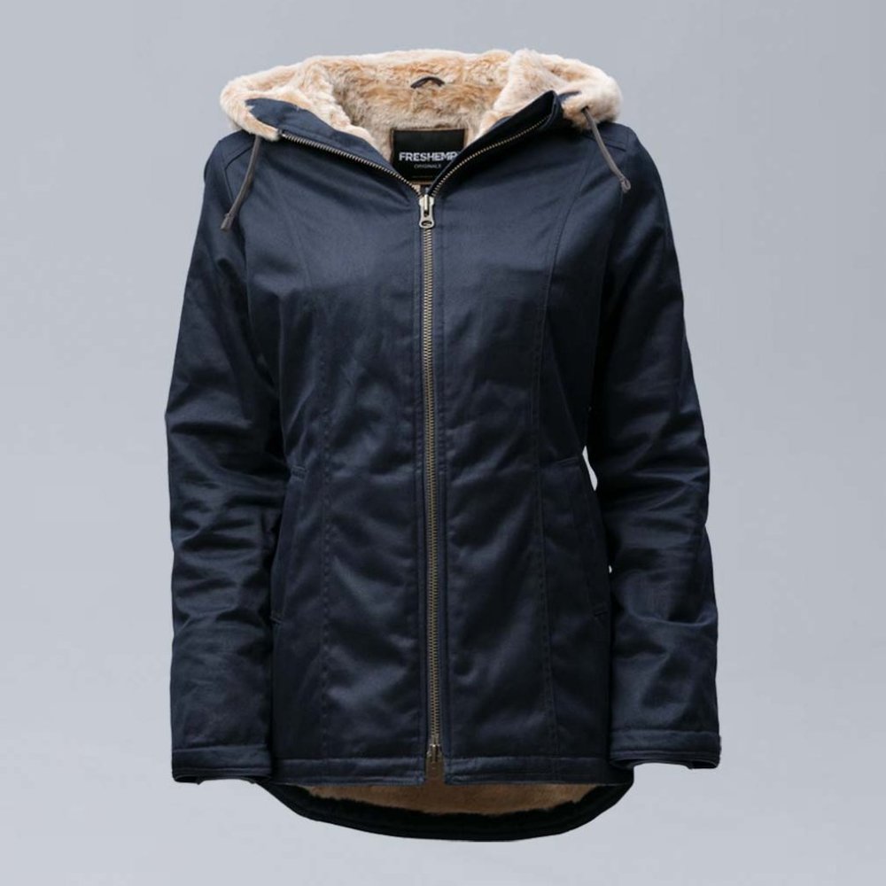 Ladies' Original Hemp Jacket BLUE by FRESHEMP (FHL)